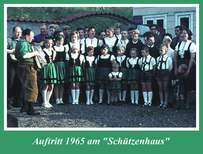 Auftritt 1965 am "Schützenhaus"